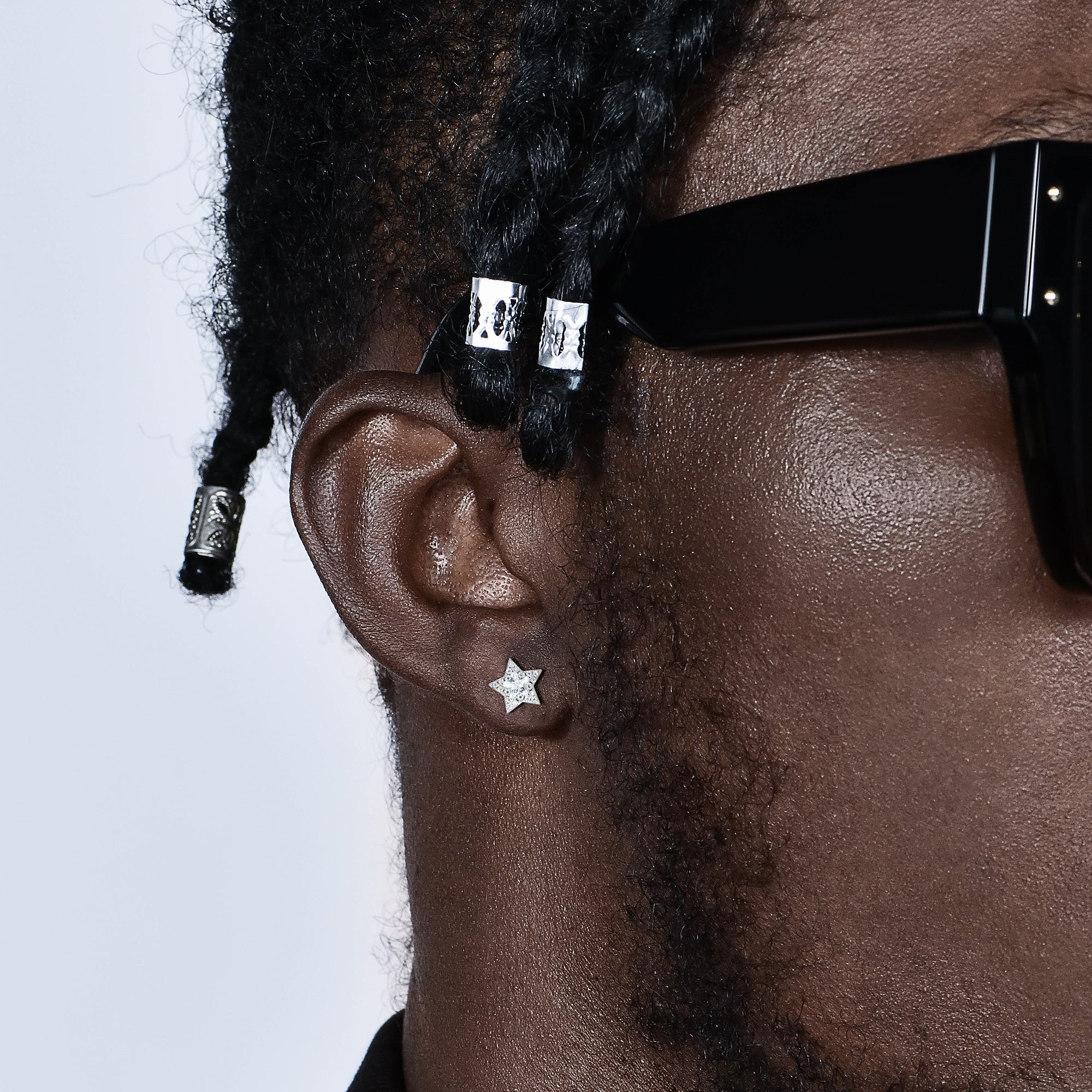 Halo Star Stud Ohrringe-Pair