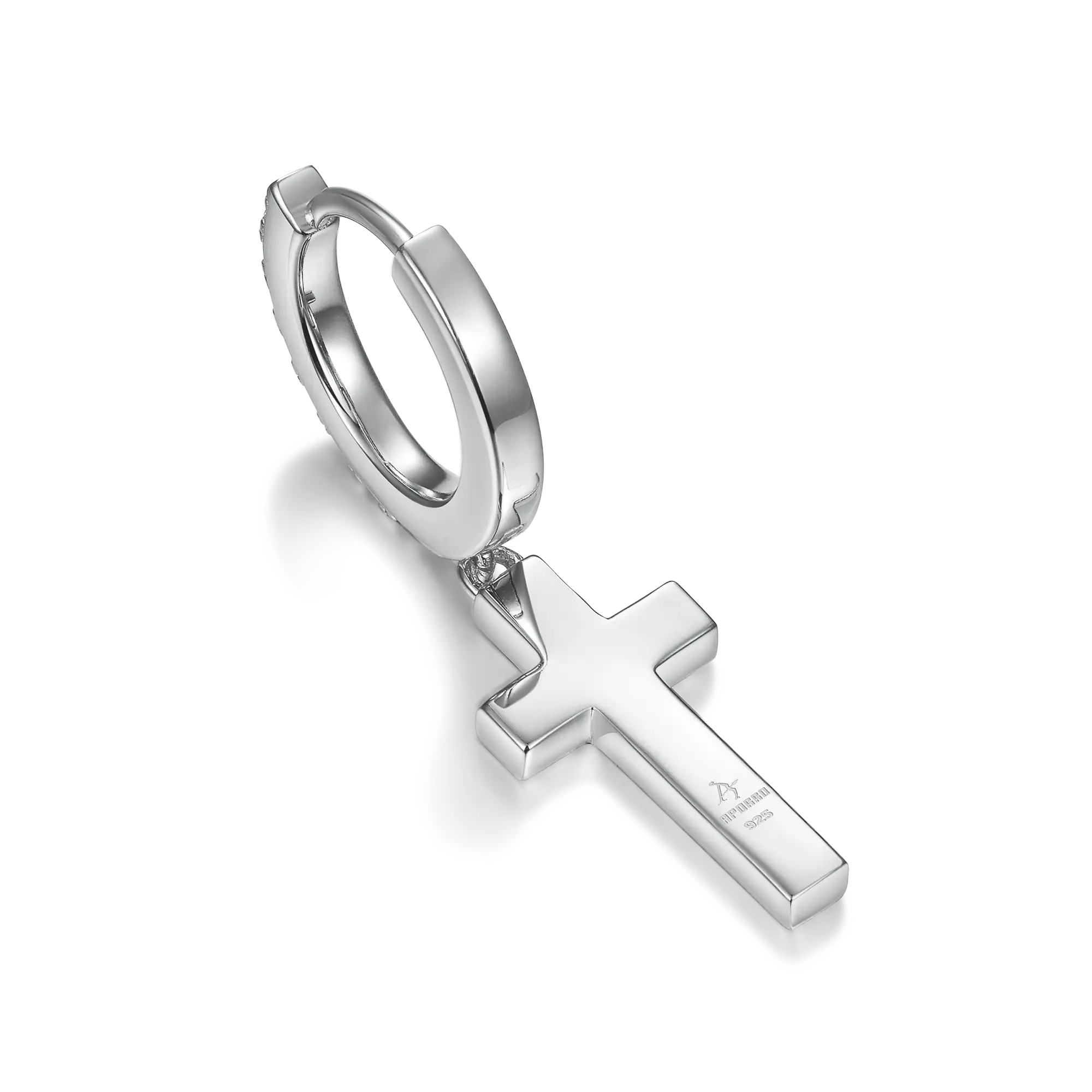 Pendientes colgantes con cruz de Arcenciel S925 - Par