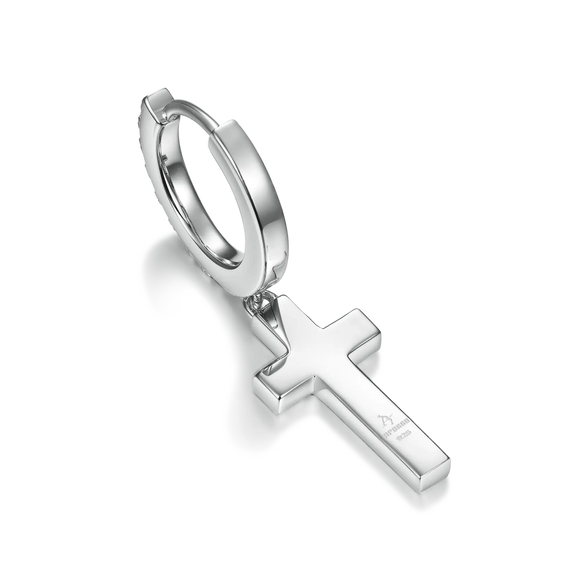 Pendientes colgantes con cruz de Arcenciel S925 - Par