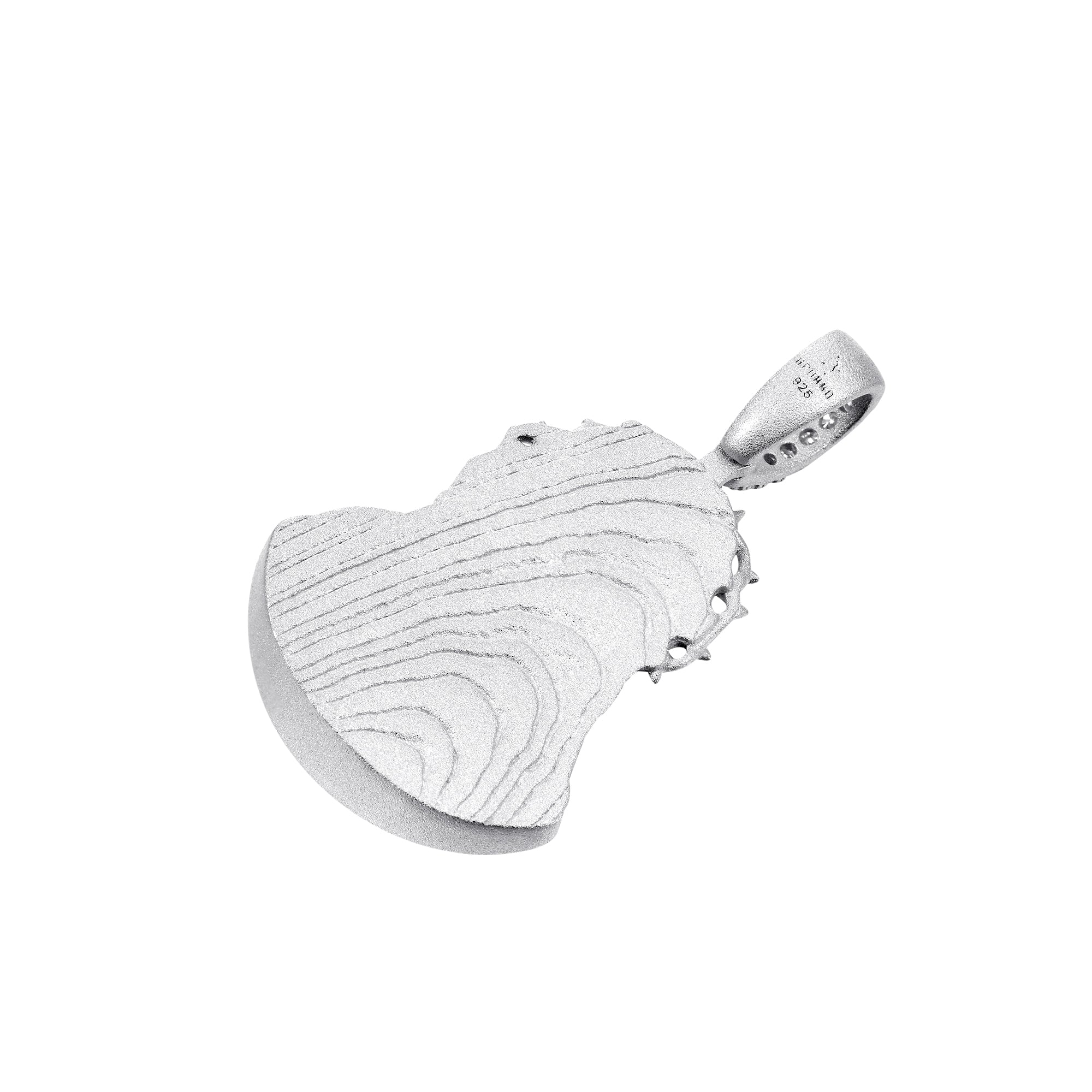 Moissanite Crucifix Pendant-Medium