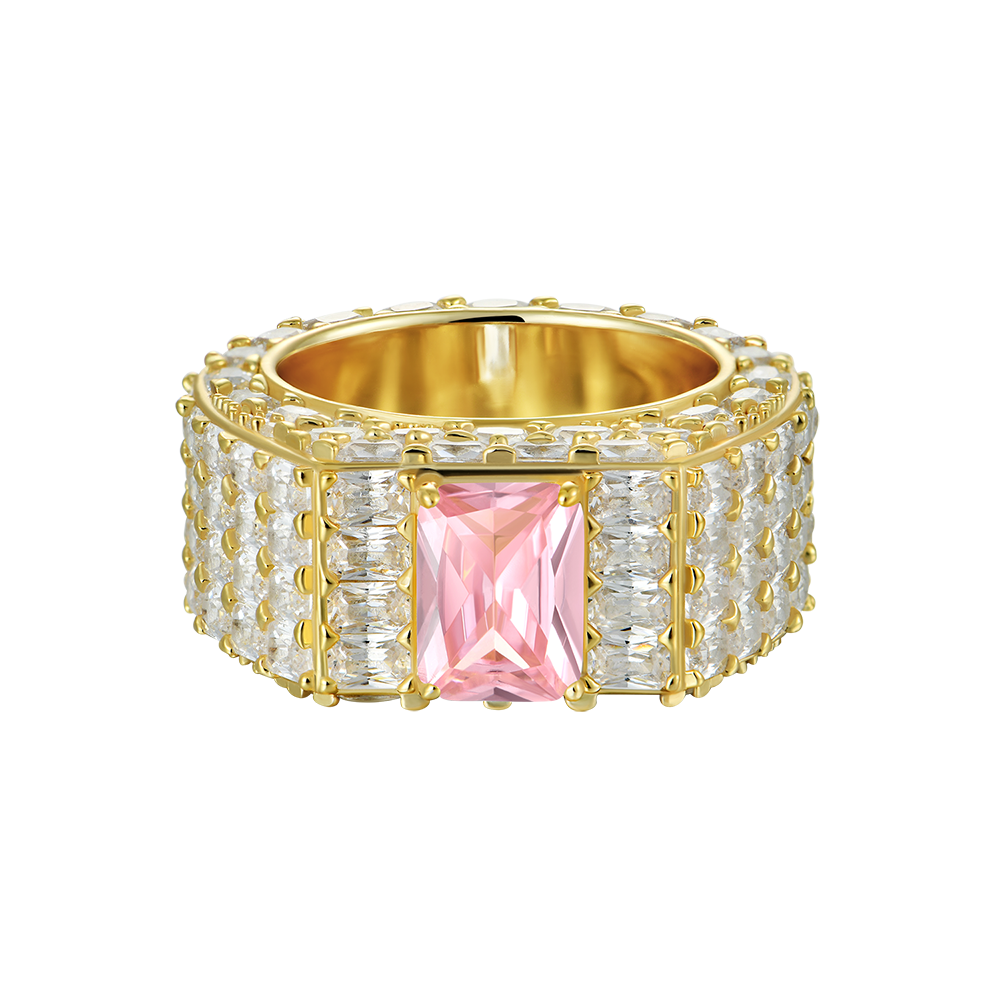 Custom Emerald Cut Eternity Band Ring