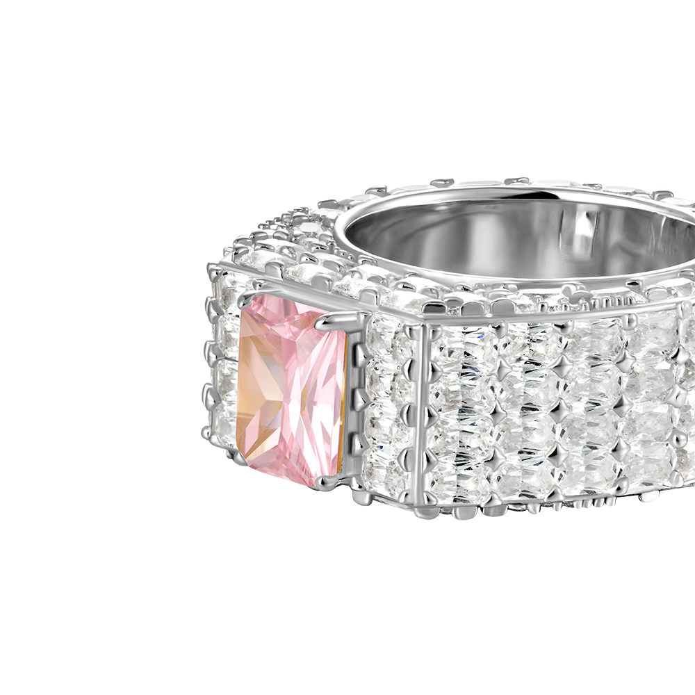 Custom Emerald Cut Eternity Band Ring