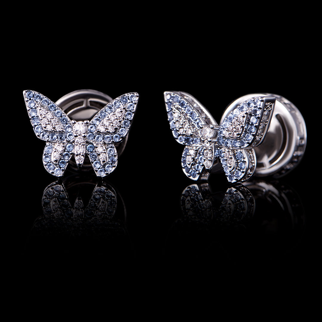 Butterfly Stud Earrings - Pair