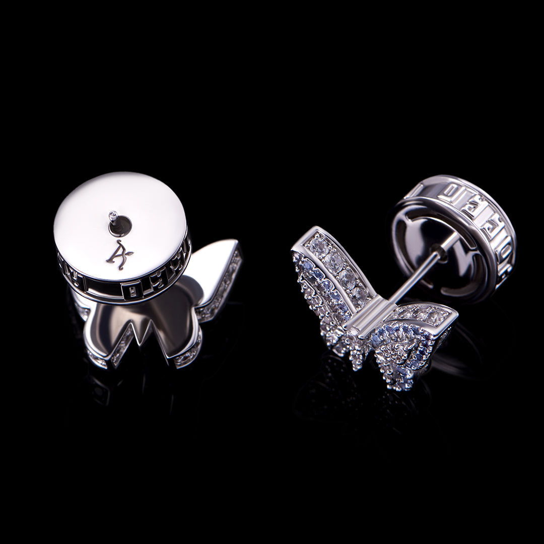 Butterfly Stud Earrings - Pair