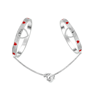 Bracciale con fibbia "Tienimi stretto" - 7 mm