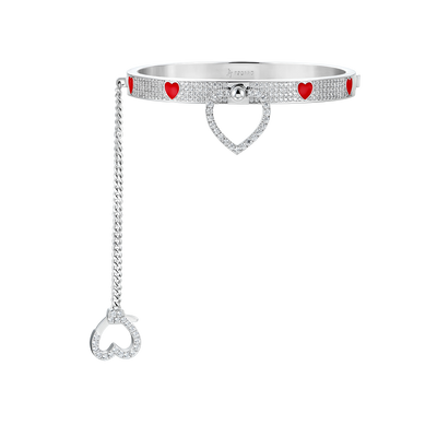Bracciale con fibbia "Tienimi stretto" - 7 mm