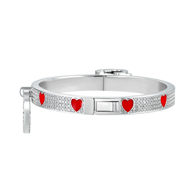 Bracciale con fibbia "Tienimi stretto" - 7 mm