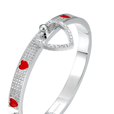 Bracciale con fibbia "Tienimi stretto" - 7 mm