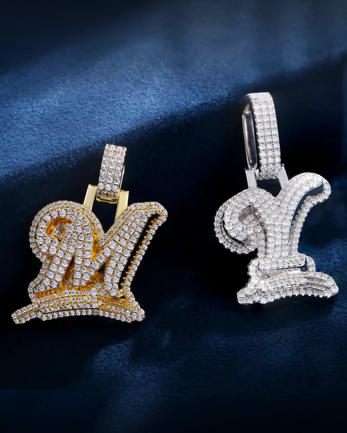 Custom Wheat Ears 3D Letter Pendant
