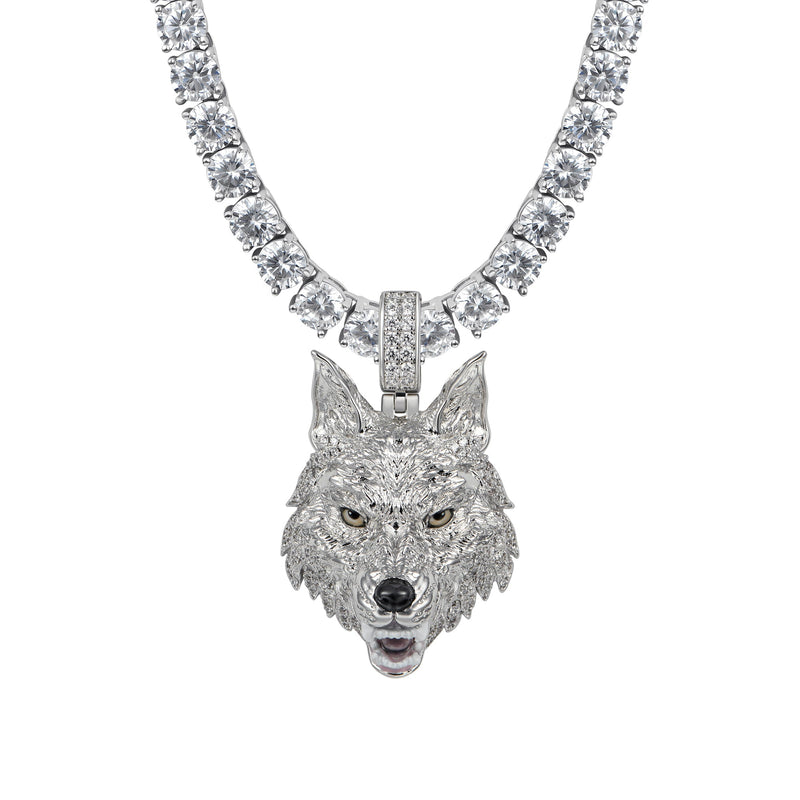 Fearless Wolf Pendant - APORRO