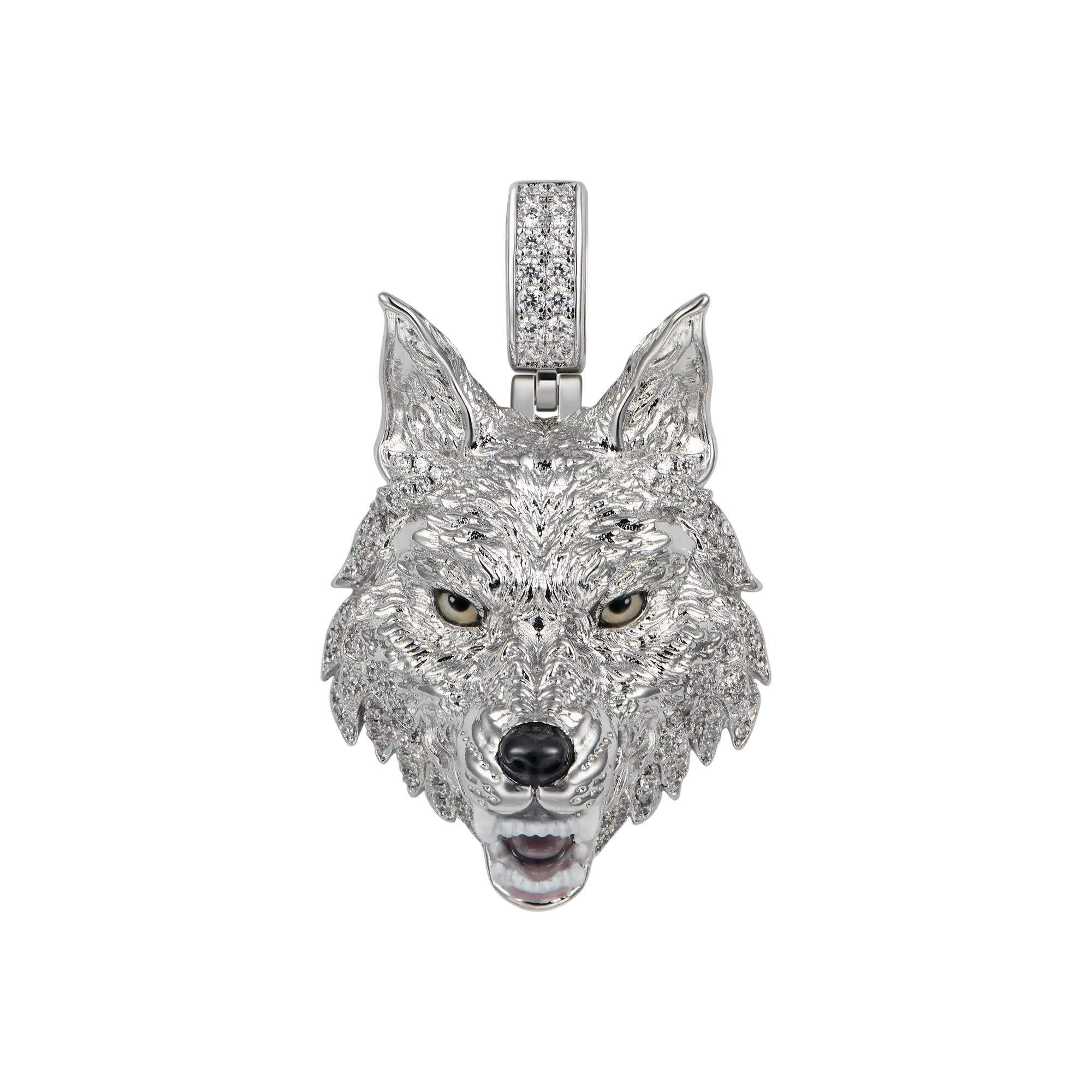 Women's Fearless Wolf Pendant