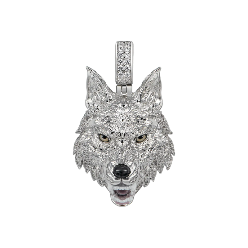 Fearless Wolf Pendant - APORRO