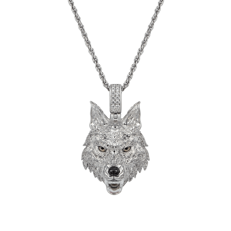Pendentif Loup sans peur - APORRO