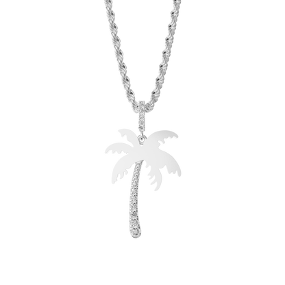 Micro 18K Gold Coconut Tree Pendant