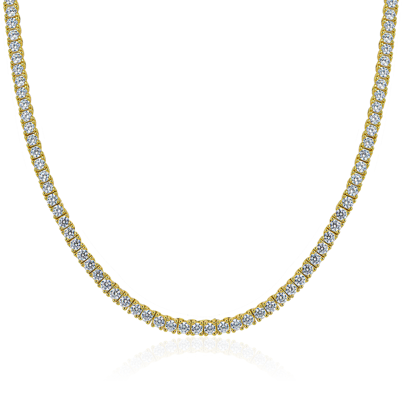 3mm Iced Tennis Chain for Men & Women - Moissanite Choker - APORRO