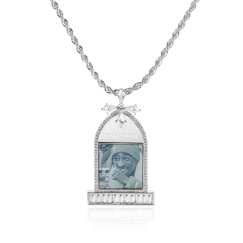 Custom Tombstone Photo Pendant