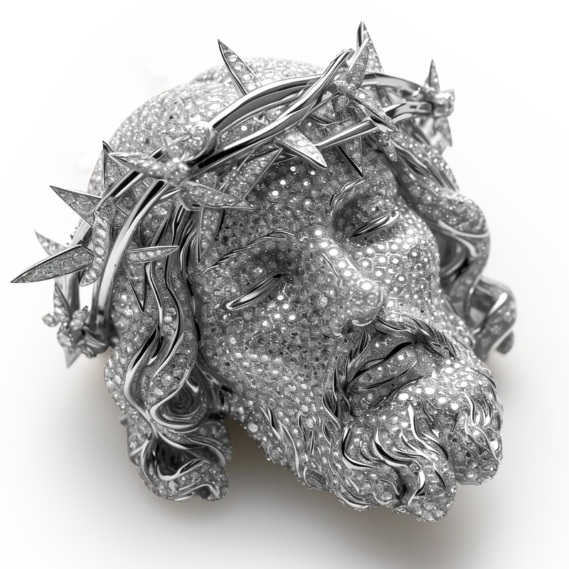 Jesus Piece Iced Pendant - APORRO