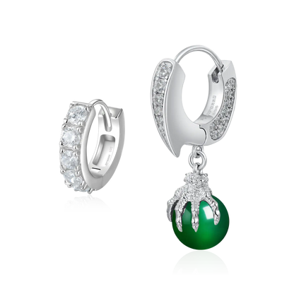 WONG Ⅱ Dangly & Classic Hoop Earring Set