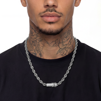 Cadena de cuerda con cierre helado - 10 mm