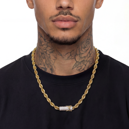 Cadena de cuerda con cierre helado - 10 mm