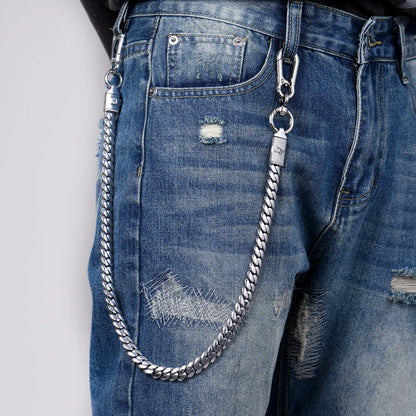 Solid Miami Cuban Chain & Wallet Chain - 12mm