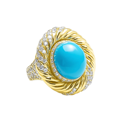 Turquoise Sovereign Ring