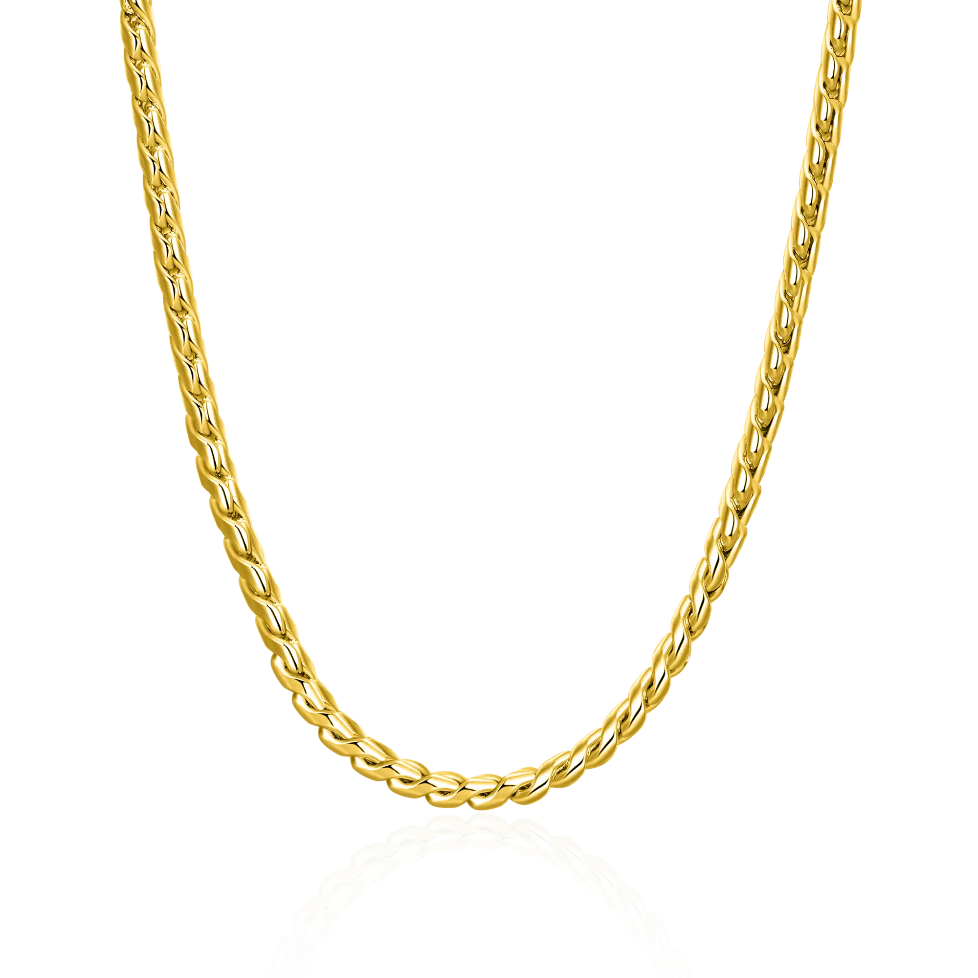 Franco Chain - Yellow Gold