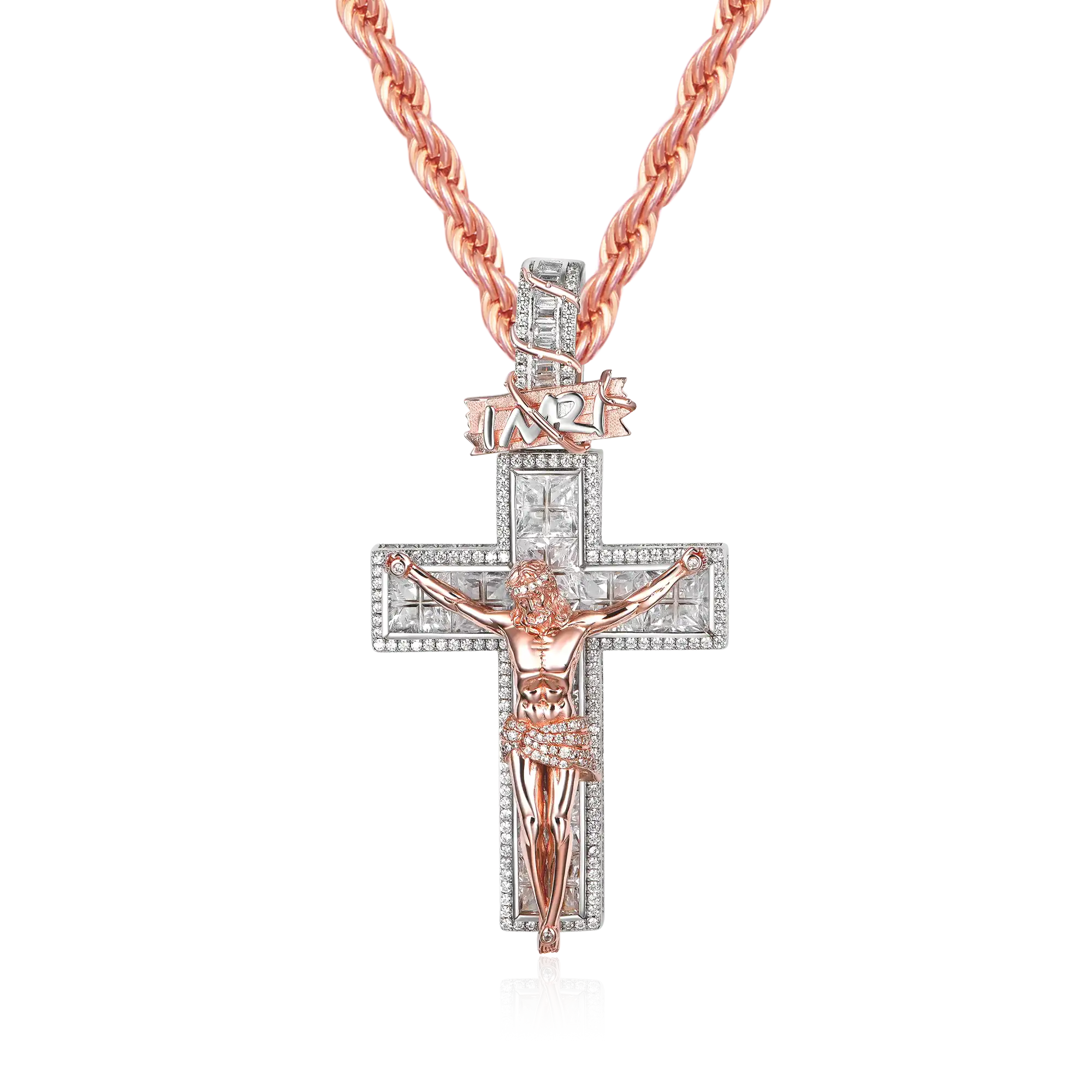 Crucifixion du pendentif de Jésus - grand