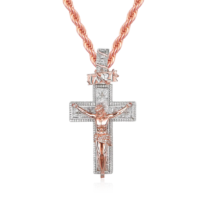 Women's Crucifixion of Jesus Pendant - Large