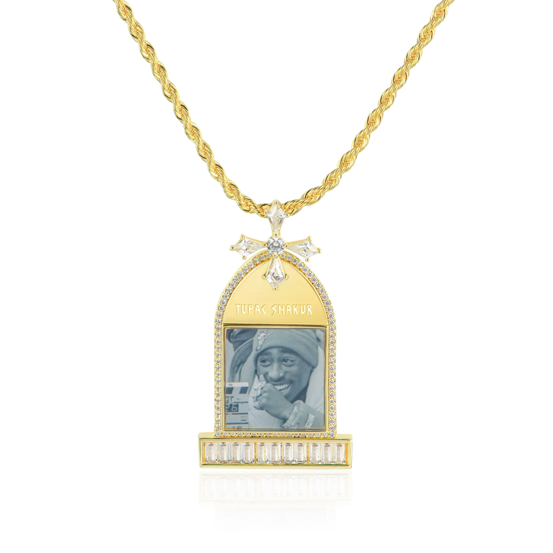 Custom Tombstone Photo Pendant