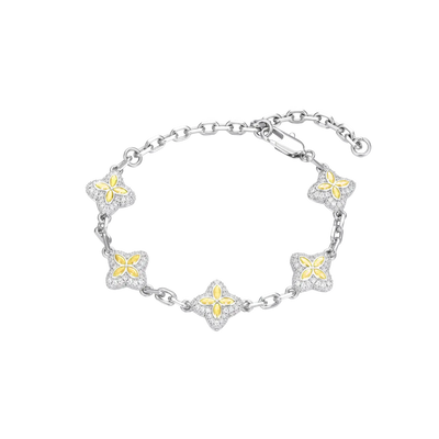 Set di braccialetti con trifoglio cubano &