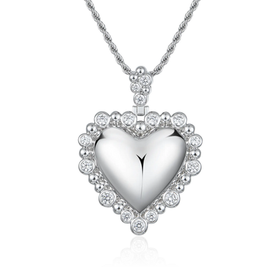 Love Heart Metal Pendant