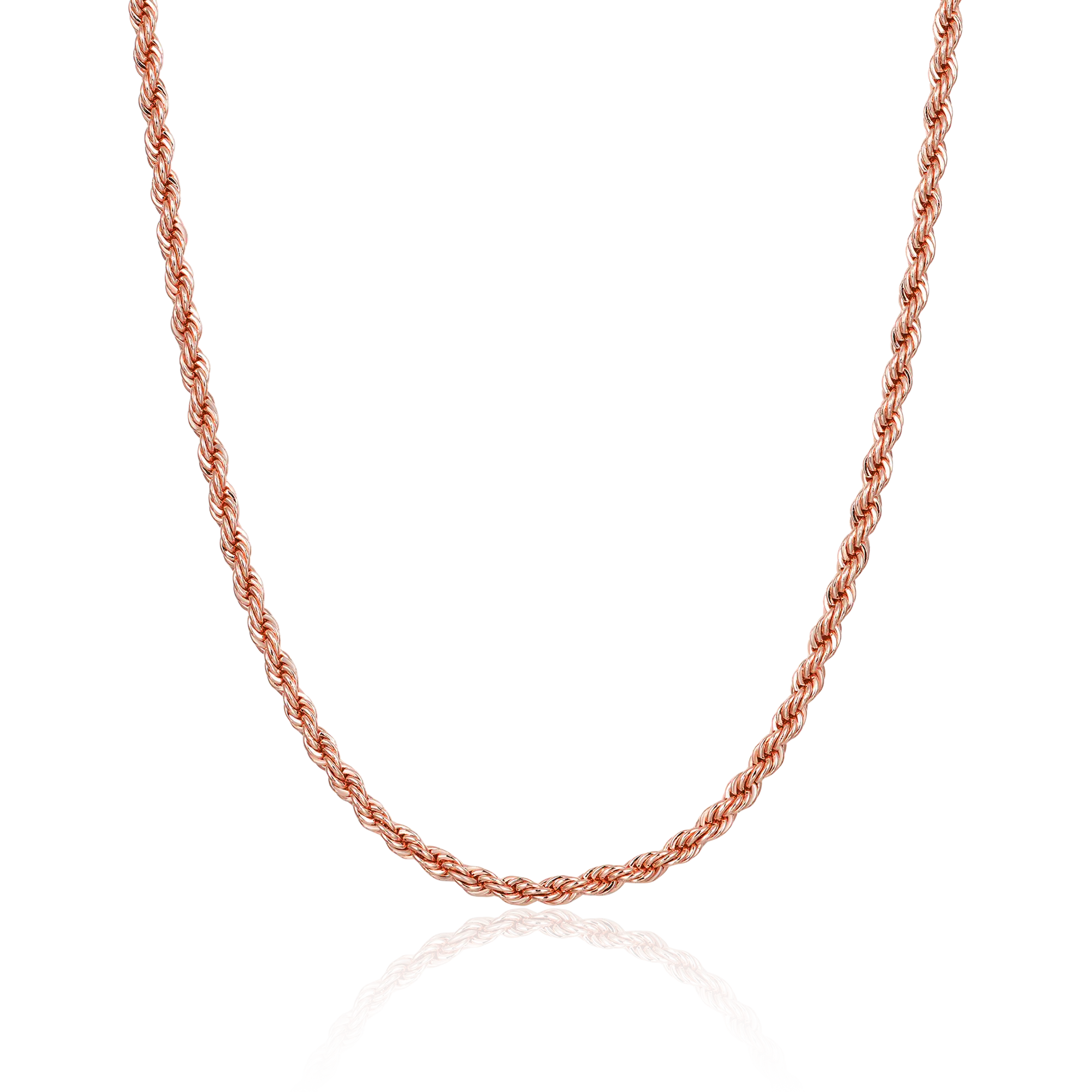 Rope Chain in Rose Gold - 4.5mm