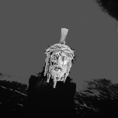 Drip Messiah - Pendentif Dieu Drippin' Jesus - 38 mm 