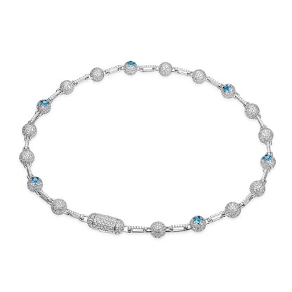 Catena a sfere ghiacciate LaFlare - 12 mm