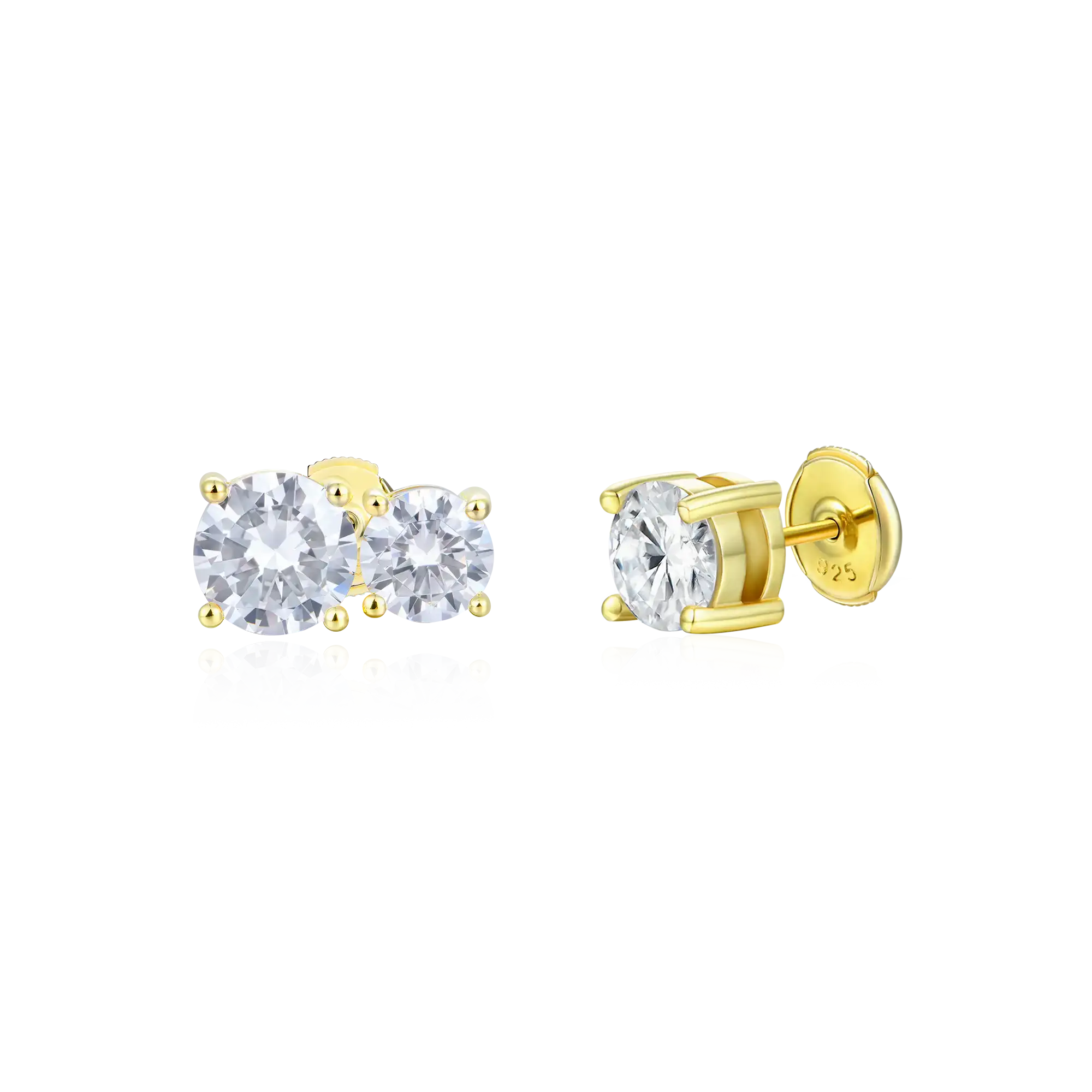 #Diamond_White Diamond ( 14k Yellow Gold )