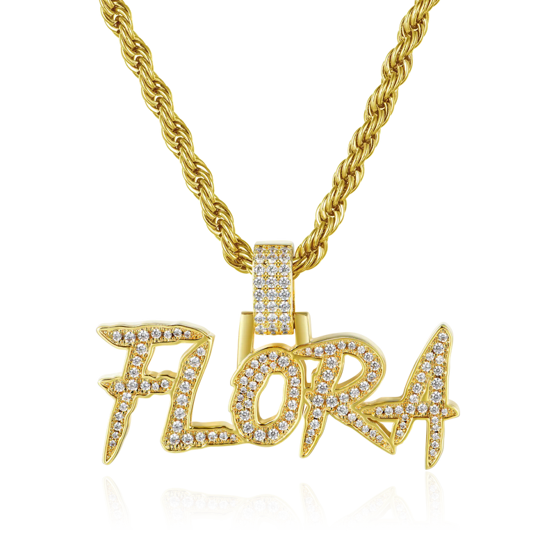 Custom Coke Boys Font Pendant