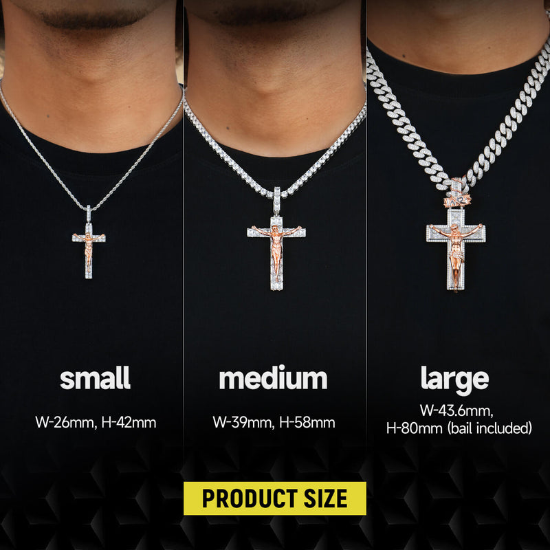 Crucifixion of Jesus Pendant - Multiple Sizes - APORRO