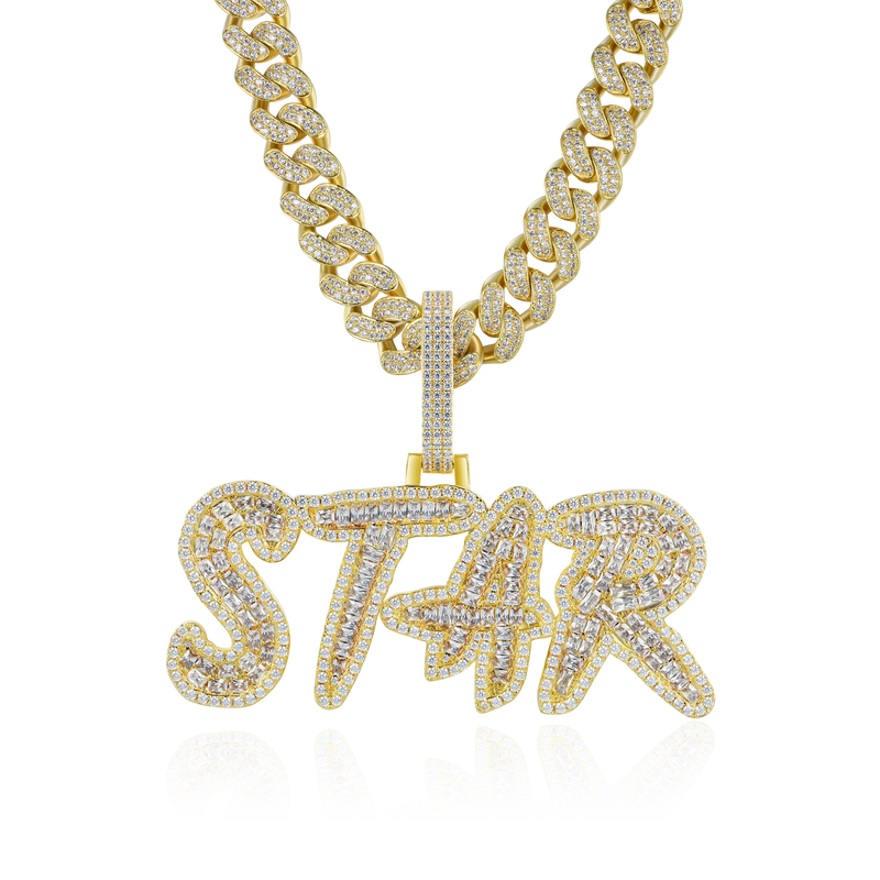 Custom Coke Boys Font Pendant