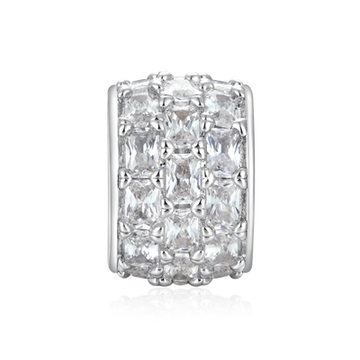 #Style_Emerald Cut#Color_White Gold