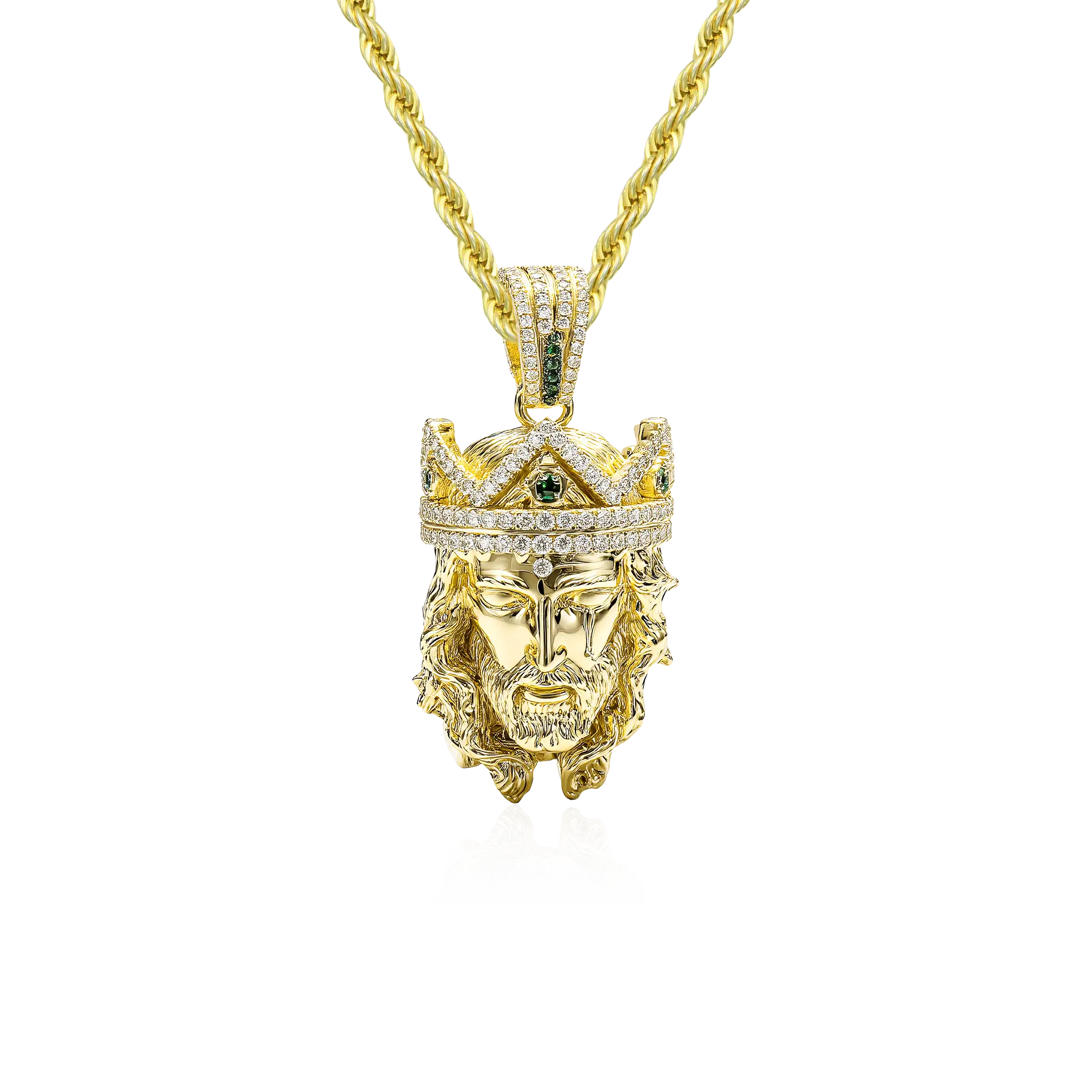 Couronné de miséricorde Jésus Pendant - 38 mm