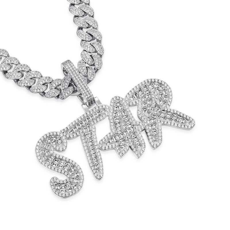 Custom Coke Boys Font Pendant