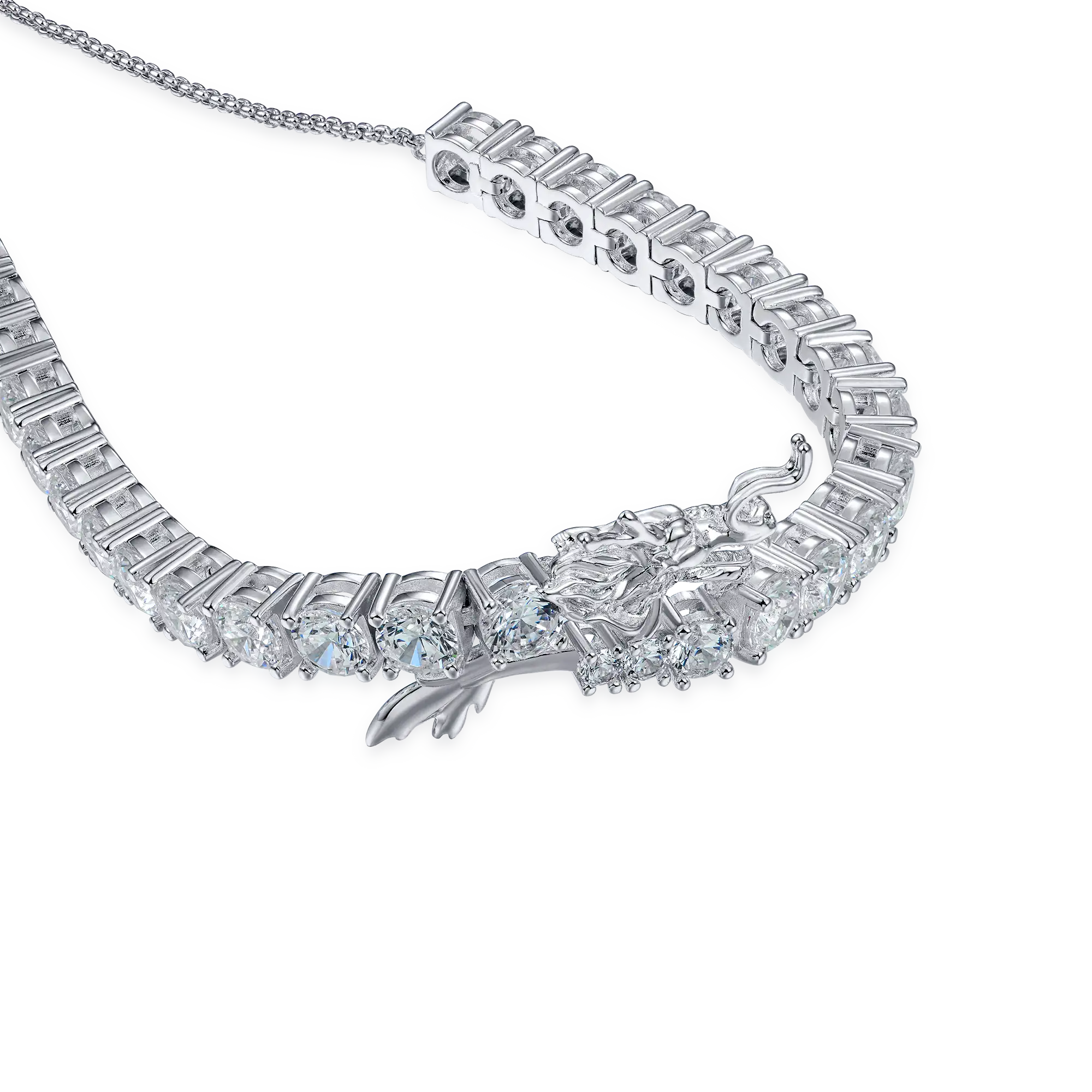Dragon Ice Cuban Bracelet Set