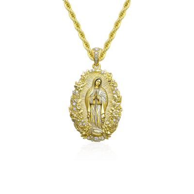 Colgante María Divina Elegancia & Conjunto de Cadena