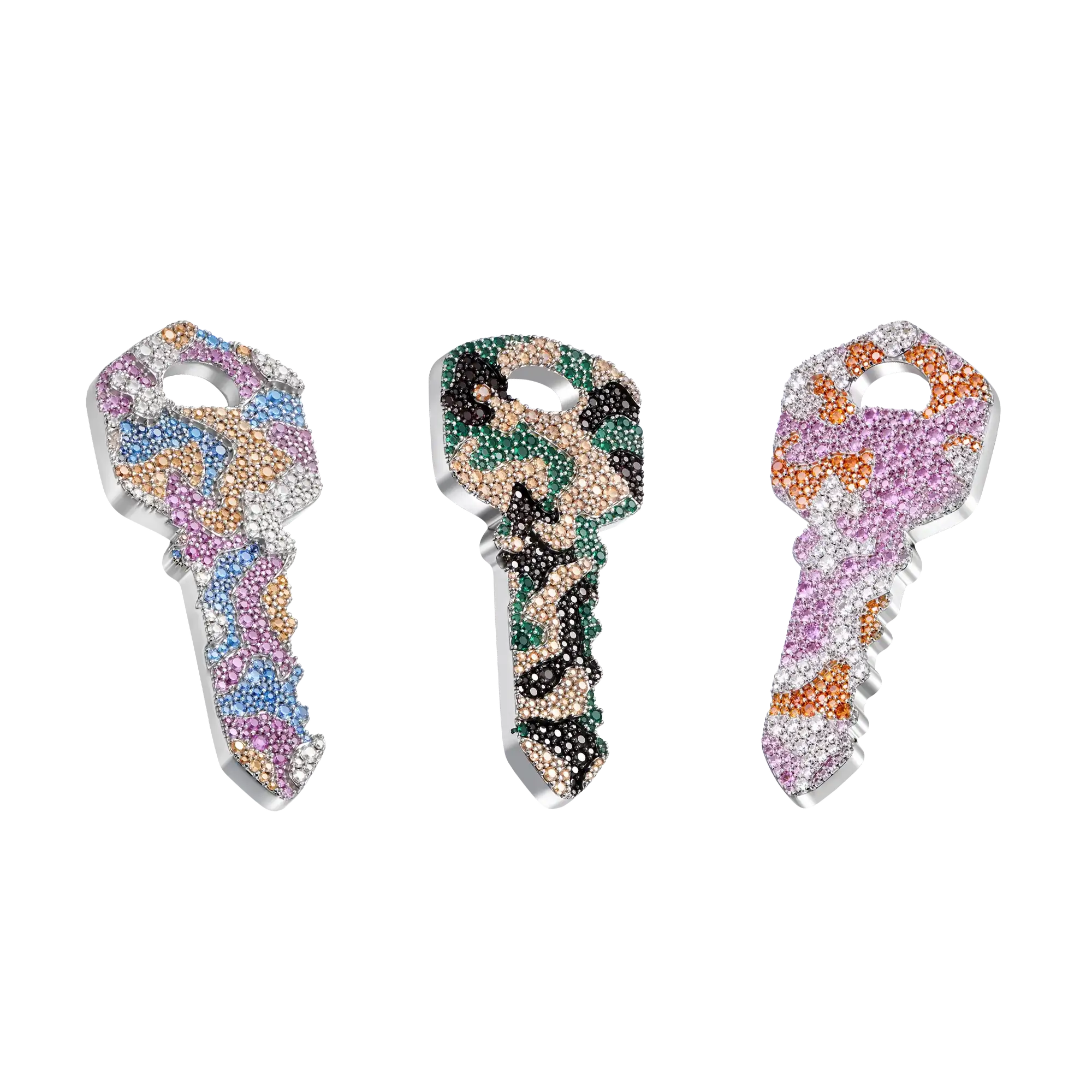 Camo-Schlüsselanhänger-Set