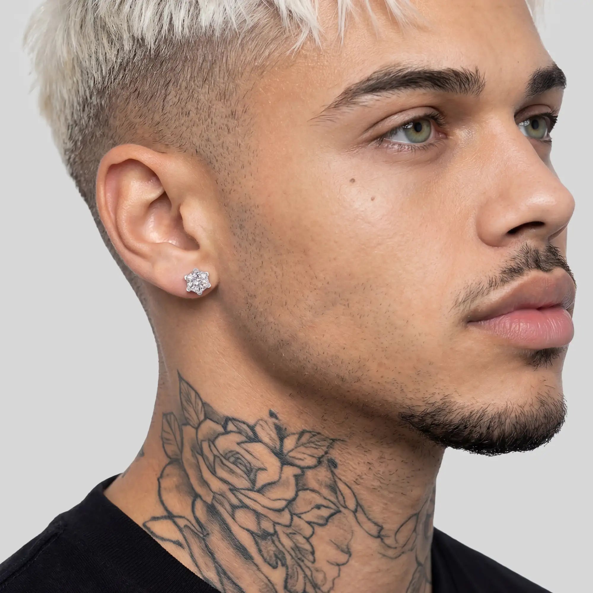 Taille Impératrice Cut Stud Earring