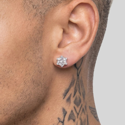 Taille Impératrice Cut Stud Earring