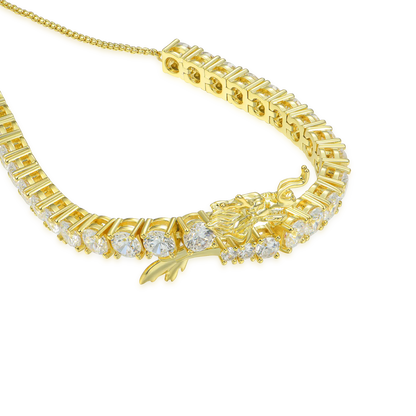 Dragon Ice Cuban Bracelet Set