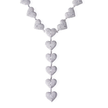 Iced Broken Heart Chain