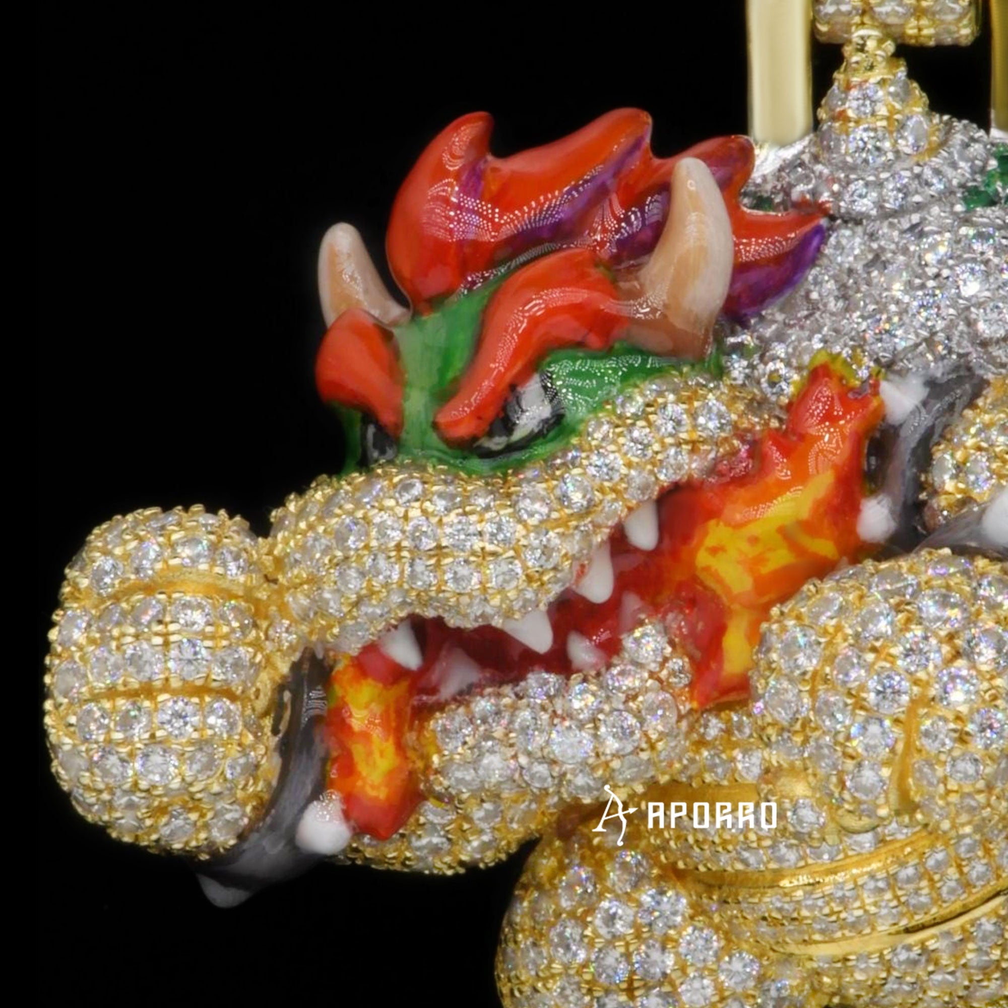 APORRO Premium Custom 3D Bowser Pendant